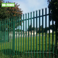 Galvanized D Section Steel Picket Palisade Security Fence